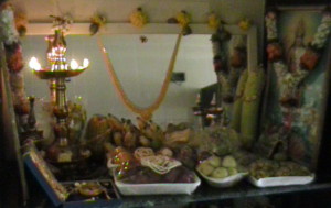 An image of Vishnu festival offering